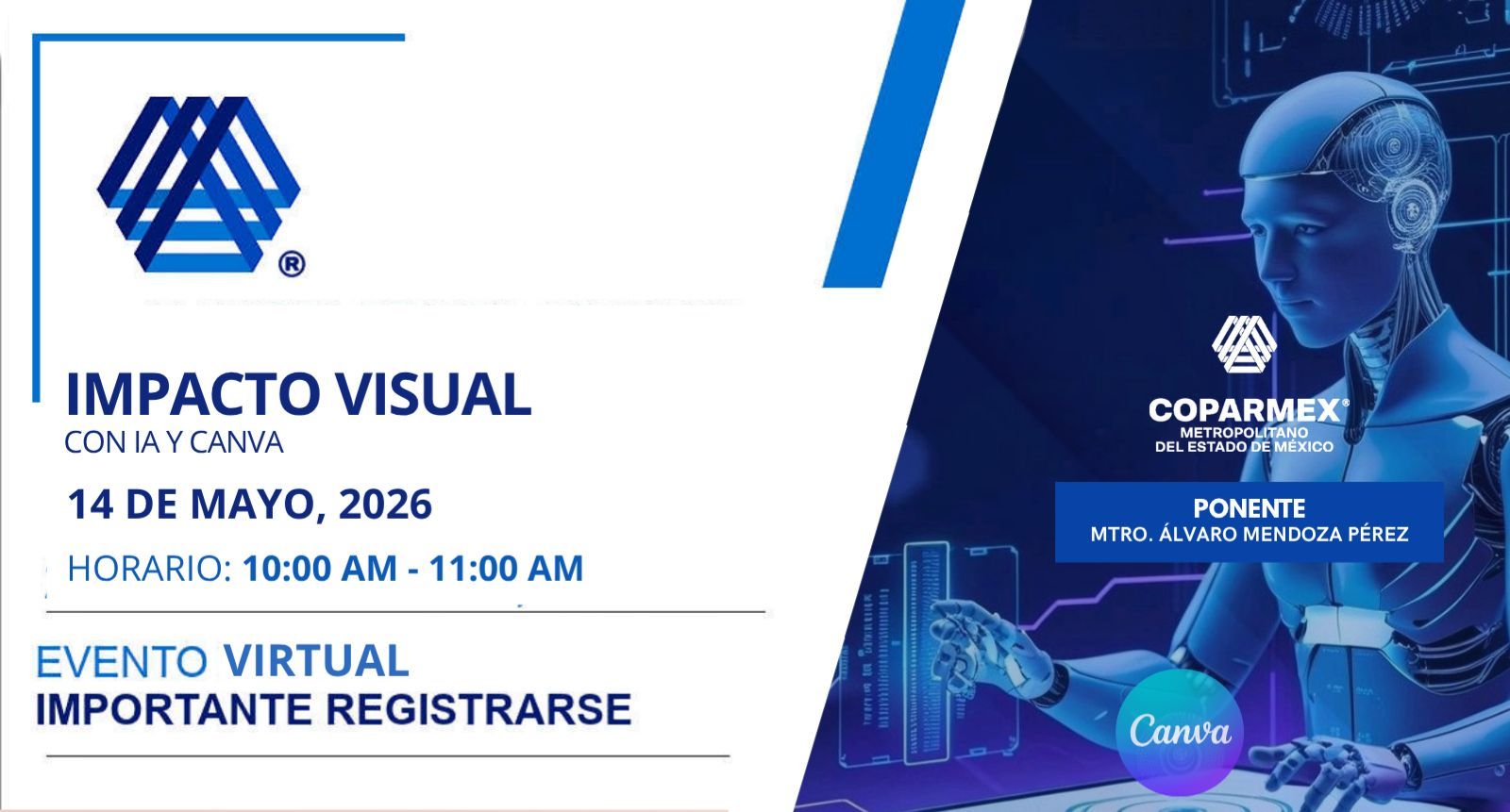 Impacto Visual con  IA y CANVA